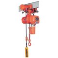 Elephant Lifting Products Electric Chain Hoist, Da Series, 3 Ton, 15 Ft Lift, Galvanized Load Chain DA-3-15-3-460-60